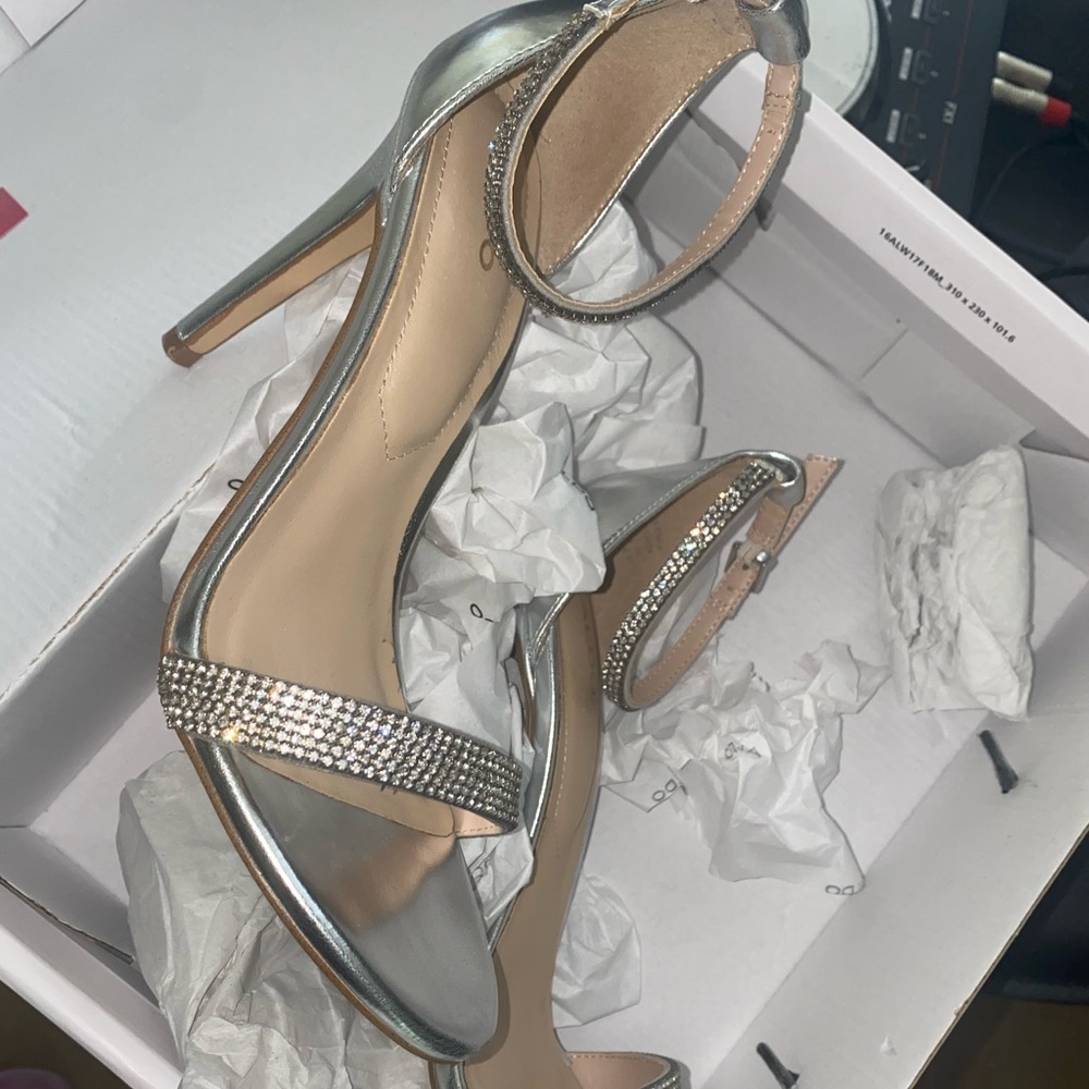 ALDO rhinestone heels - Picture 2 of 4